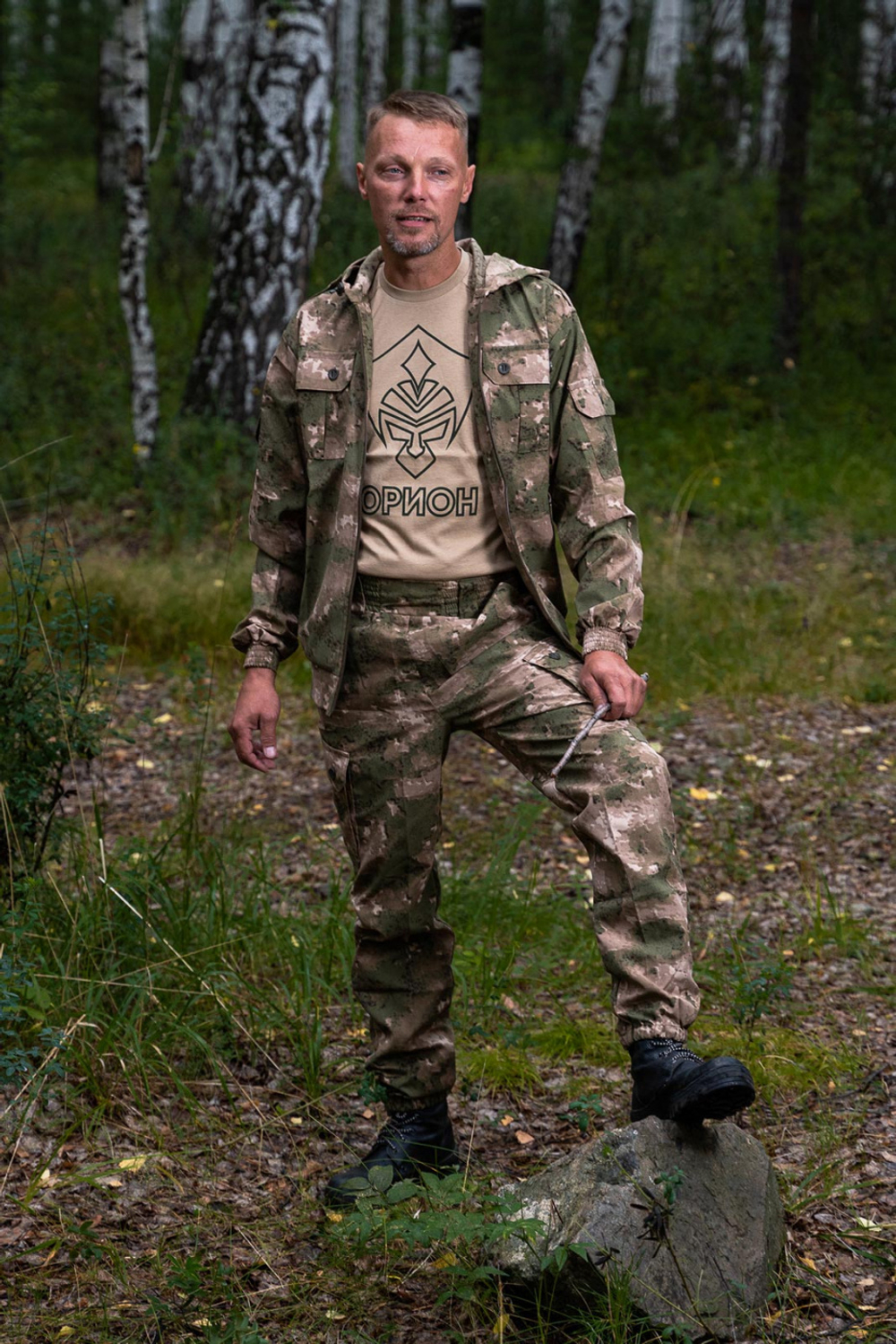 Летний мужской костюм Орион Спецназ (РипСтоп) Саванна