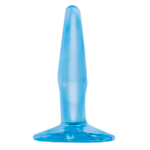 Анальная втулка Basix Mini, голубая (Цвет: голубой)