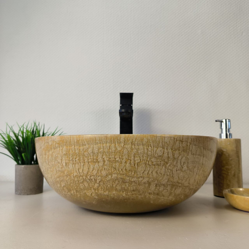 Раковина из оникса Bowl Sunset BO-66084 40*40*15 из натурального камня