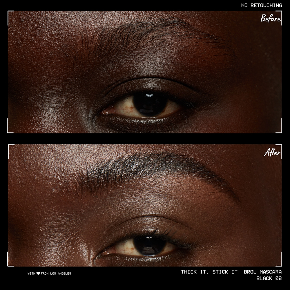 NYX Professional Makeup Thick it Stick It Brow Mascara - Тушь для бровей оттенок 08 - Black, 7 ml