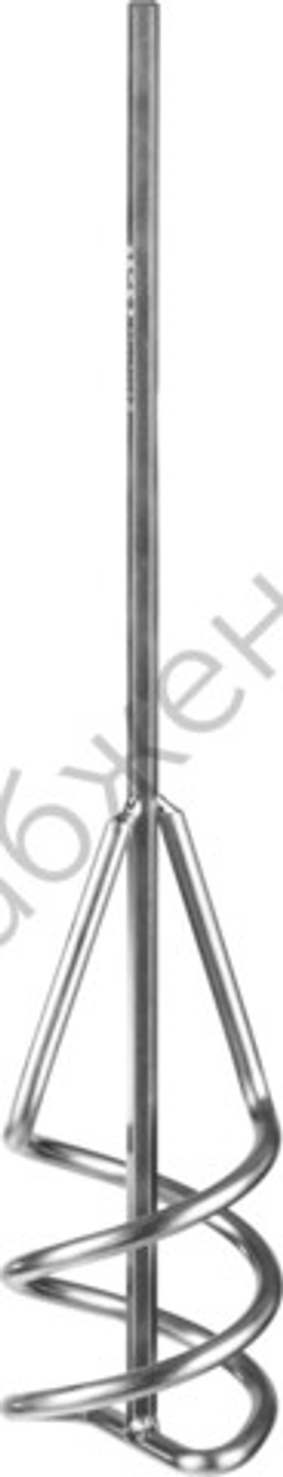 ЗУБР 80х400 мм, шестигранный хвостовик, Миксер для песчано-гравийных смесей, ПРОФЕССИОНАЛ (06033-08-40)