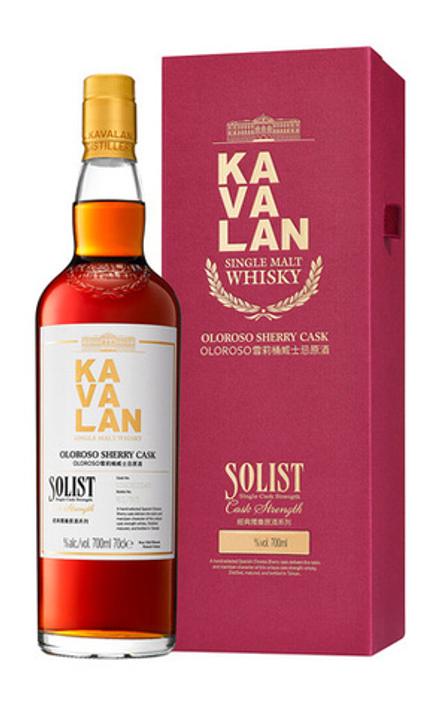 Виски Kavalan Solist Oloroso Sherry Cask, Single Cask Strength, 0.7 л