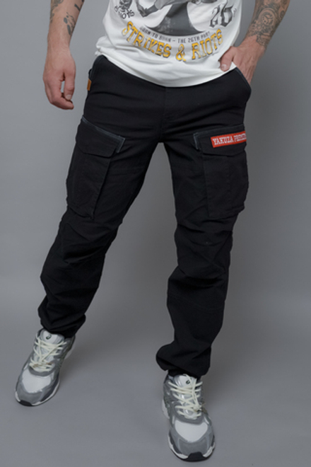 Карго брюки черные Yakuza Premium 3750