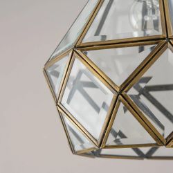 Citilux Витра-1 CL442110 Подвесной светильник витражный Бронза