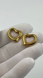 Подвески для серёг/клипс Сердечки