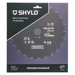 Диск пильный по дереву SHYLD 200х32/30мм 24Т (20170)