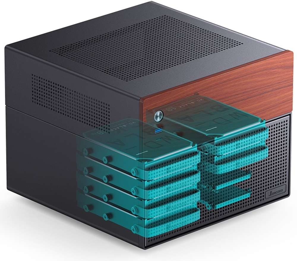 Корпус mini-ITX JONSBO N4 Black