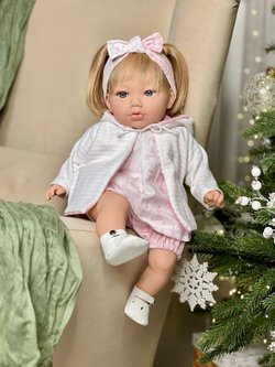 Кукла Marina and Pau 45 cм ALINA мягконабивная в пакете (M805K)