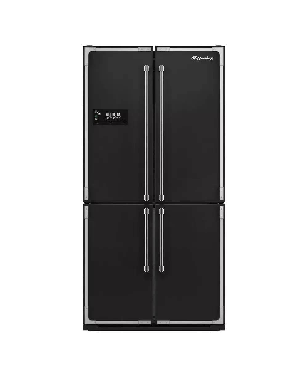Холодильник отдельностоящий NMFV 18591 BK Silver