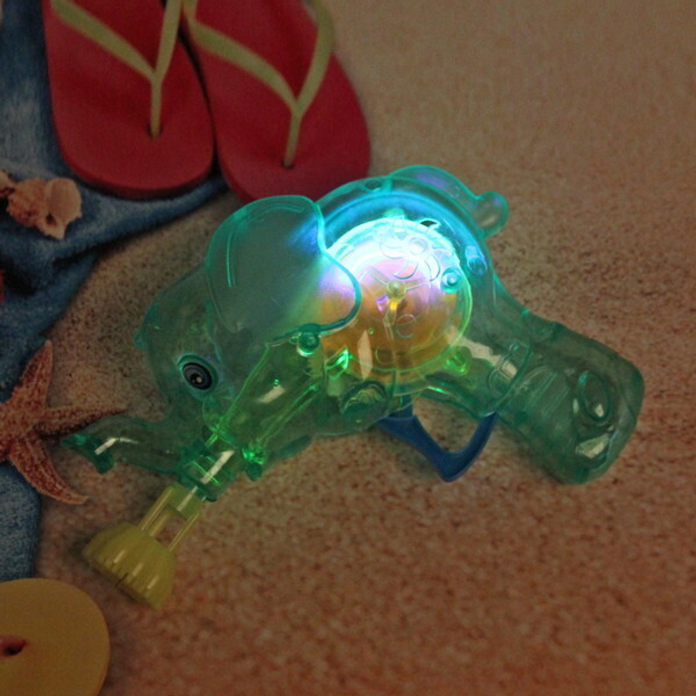 Мыльные пузыри «Слоник- пистолет» 13х13 см (80 мл), микс цветов