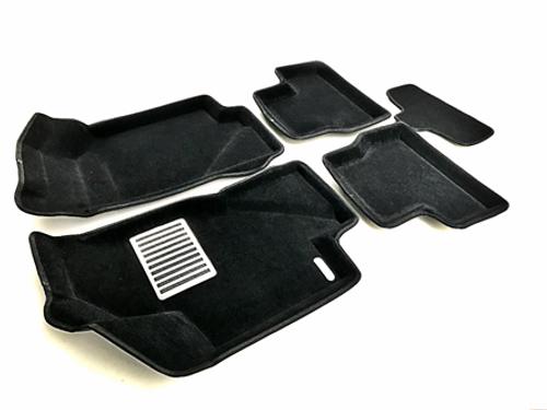 Коврики салона для LADA Granta (2014-) / Kalina Euromat 3D Lux черные. Арт. EM3D-005310