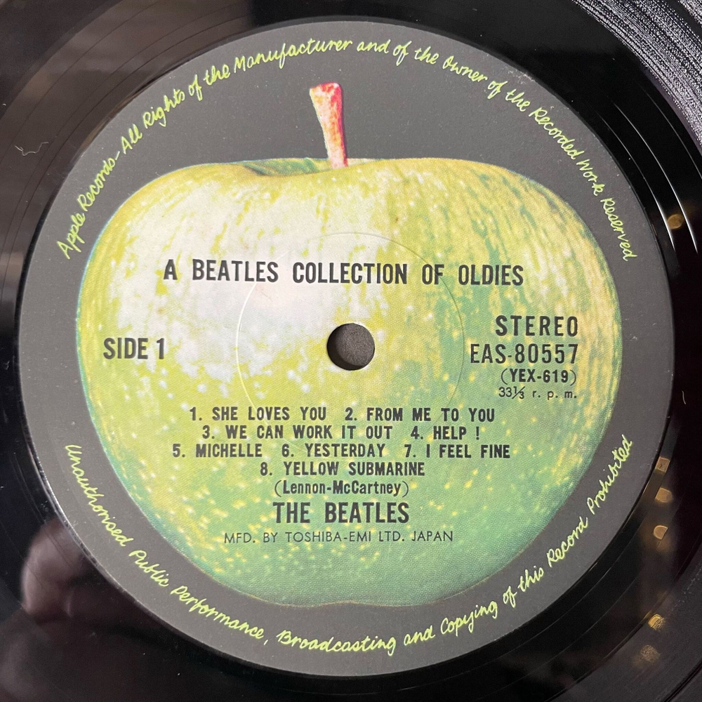 Винтажная виниловая пластинка LP The Beatles A Collection Of Beatles Oldies (Japan 1976) (Obi Copy) Michelle