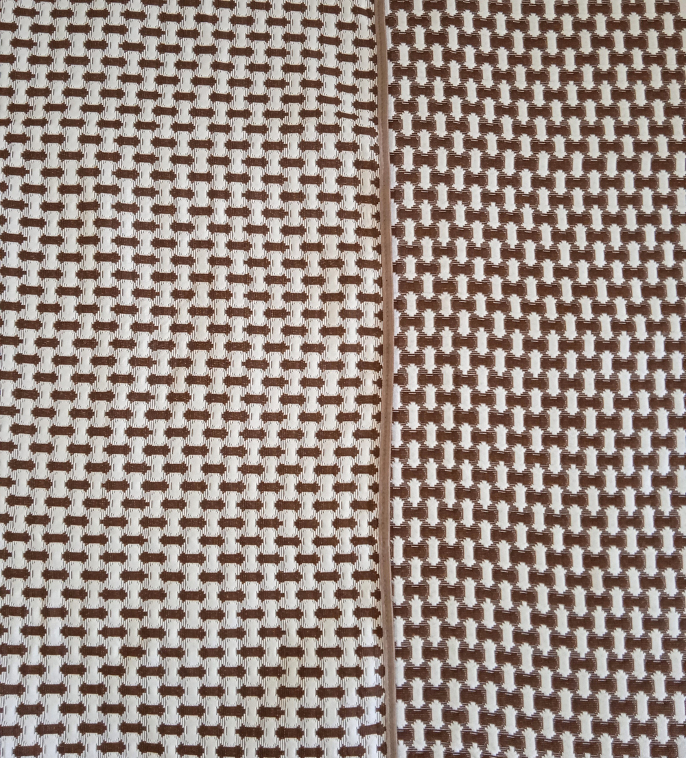 Покрывало жаккардовое двухстороннее Нежность 299-23 коричневый,белый 1,5 (150х200)