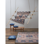 Ковер из хлопка по мотивам эвенских орнаментов из коллекции cultural heritage, 200х300 см