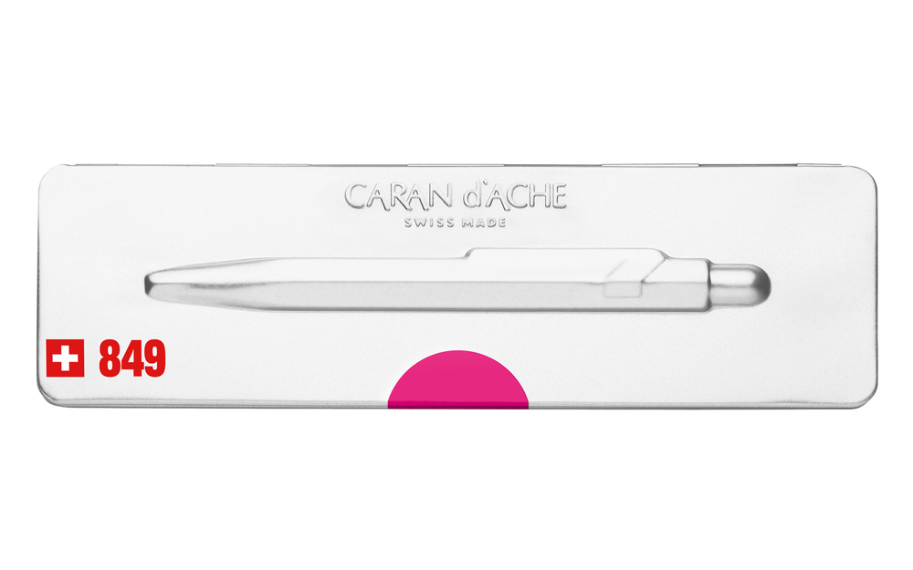 Caran d’Ache Office 849 Pop Line - Purple, шариковая ручка, M