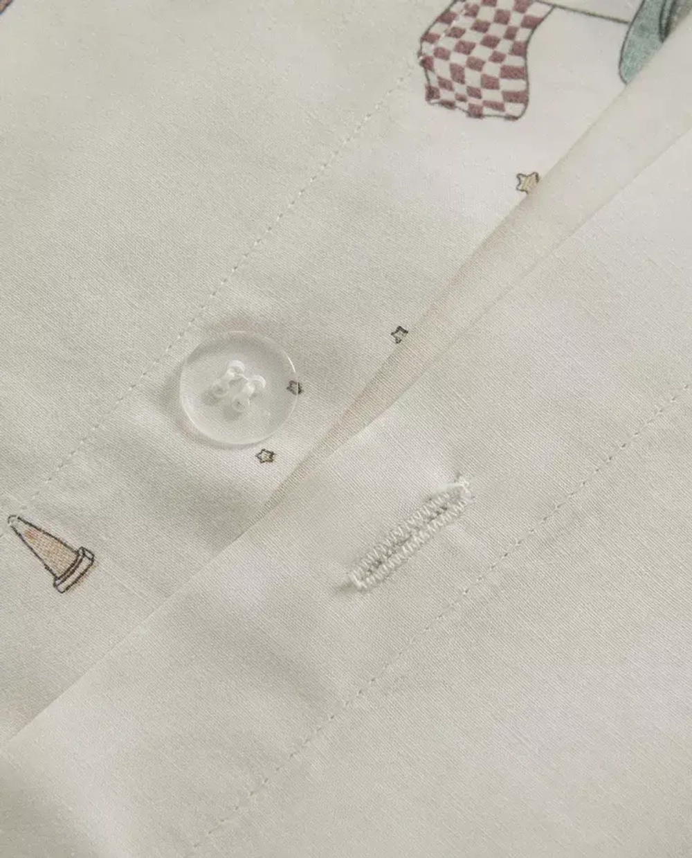 ZARA HOME ДЕТСКИЙ ПОДОДЕЯЛЬНИК С ПРИНТОМ «СОБАКА», РАЗНОЦВЕТНЫЙ