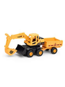 Игрушка Машина Экскаватор с прицепом-2 (BHX825)