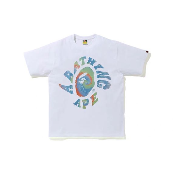 BAPE Tie Dye Twist College Tee T