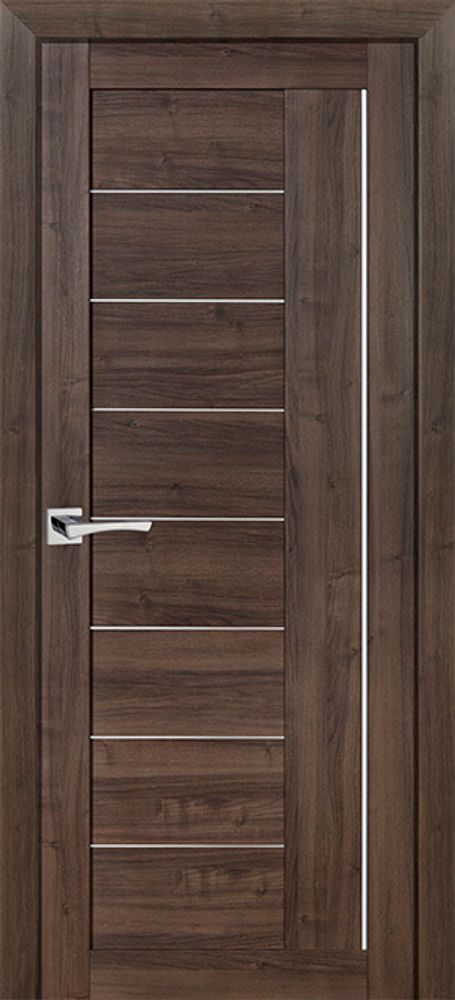 Дверь PS-17 / Цвет Орех пасадена / белый сатинат / Двери PROFILO PORTE