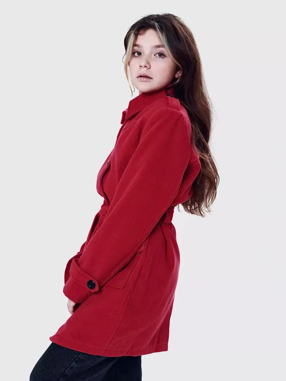 Пальто для девочки демисезонное