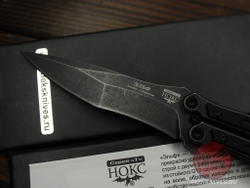 Нож-бабочка НОКС "Эльф" (черный) 204-500401