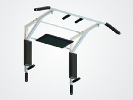 Турник-брусья-пресс Стэнли разборный цв. белый Черный