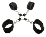 Наручники и наножники с фиксацией Extreme Hog-Tie Kit (Цвет: черный)