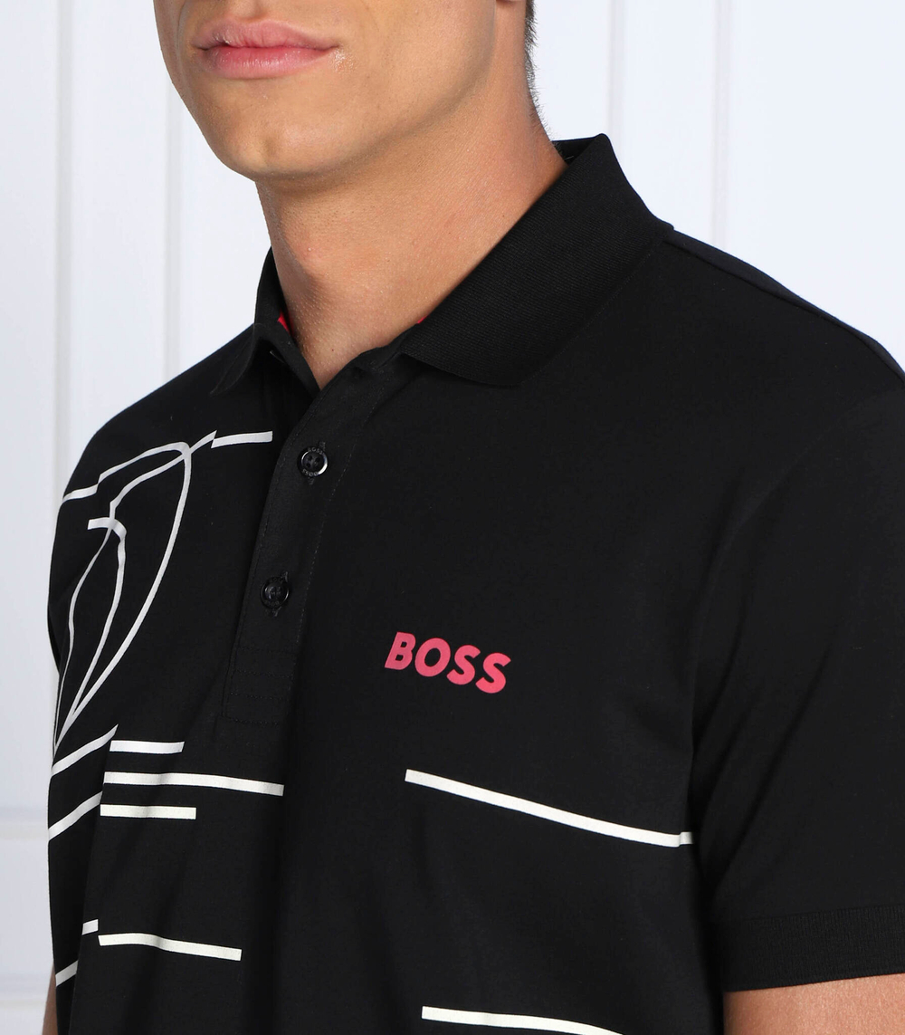 поло paddy 3 BOSS GREEN - черный(50472552)