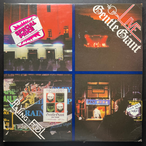 Gentle Giant ‎– Playing The Fool 2LP (Англия 1977г.)