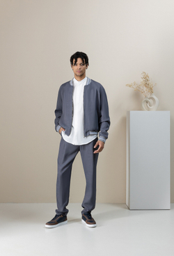 Бомбер мужской серый 05-01-23 SS men