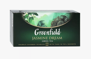 ЧАЙ GREENFIELD ЗЕЛЕНЫЙ JASMINE DREAM 25*2ГР