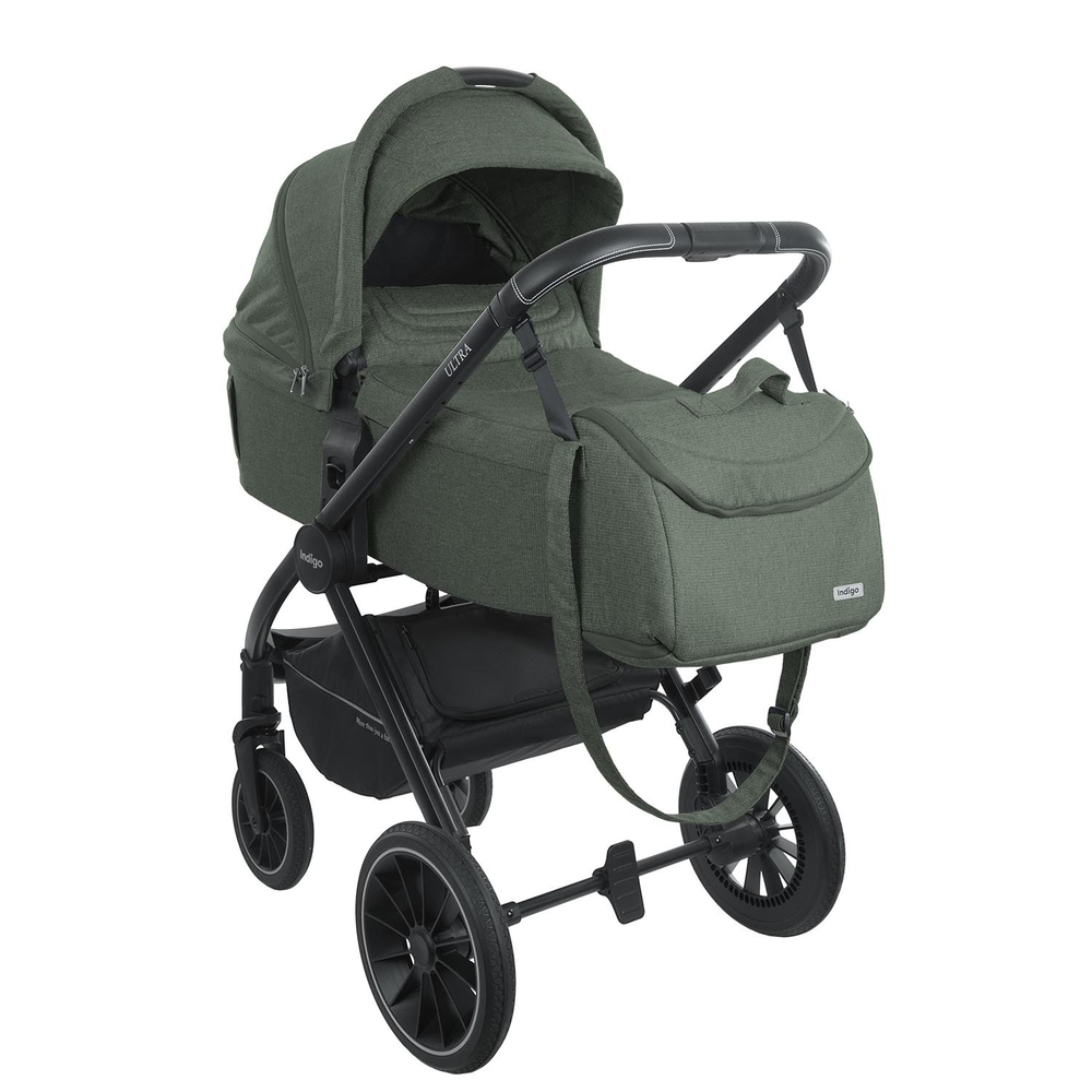 Детская коляска Indigo ULTRA 3в1 зеленый