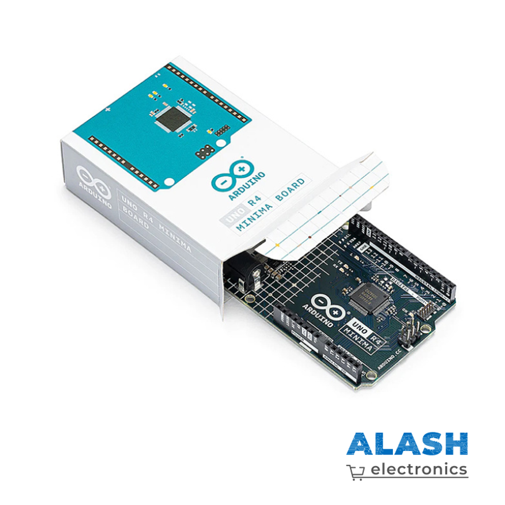 Arduino UNO R4 Minima (оригинал) — микроконтроллерная плата на базе Renesas RA4M1, 48 МГц, 32-бит