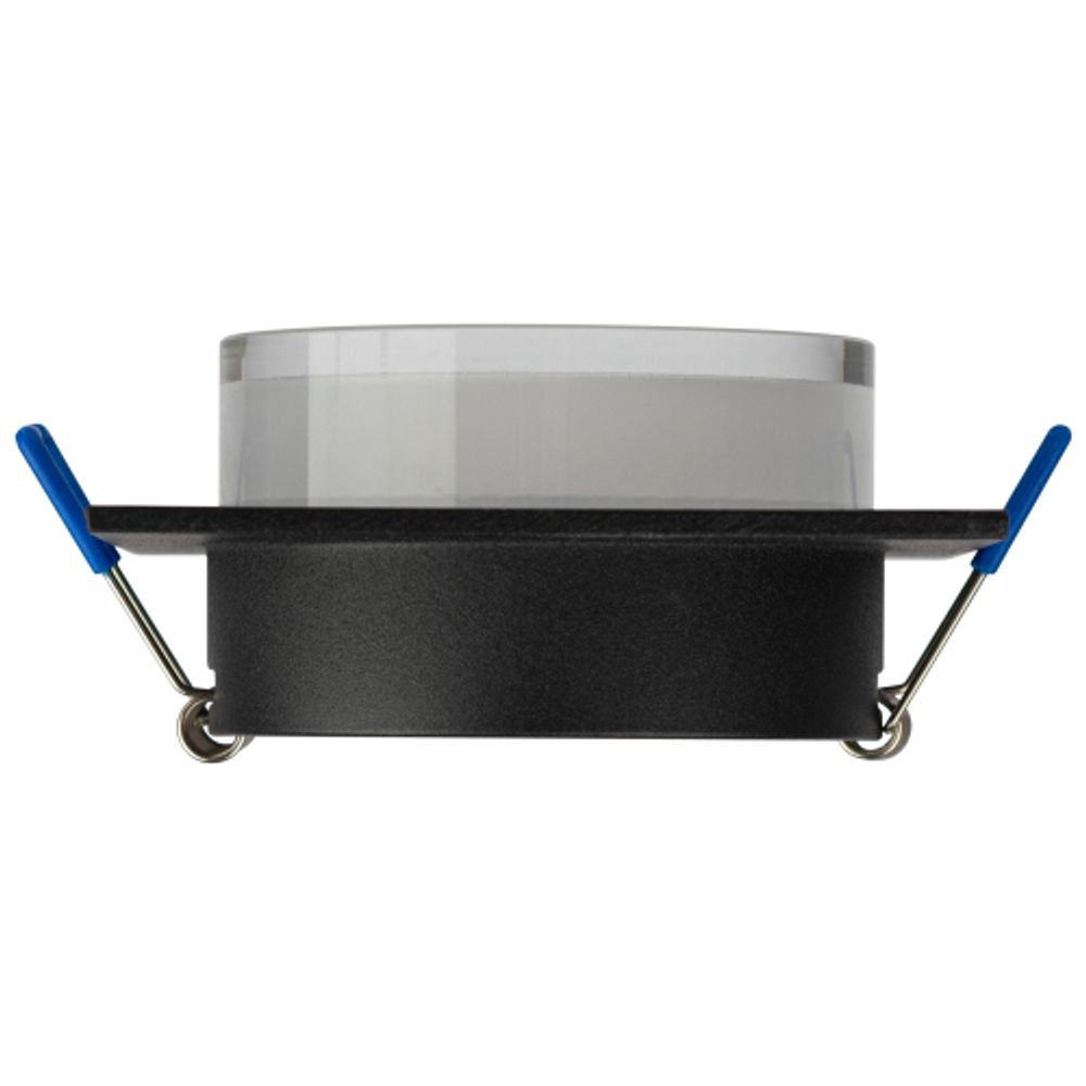 Встраиваемый светильник декоративный ЭРА DK108 BK MR16 GU5.3 черный | Декоративные встраиваемые светильники