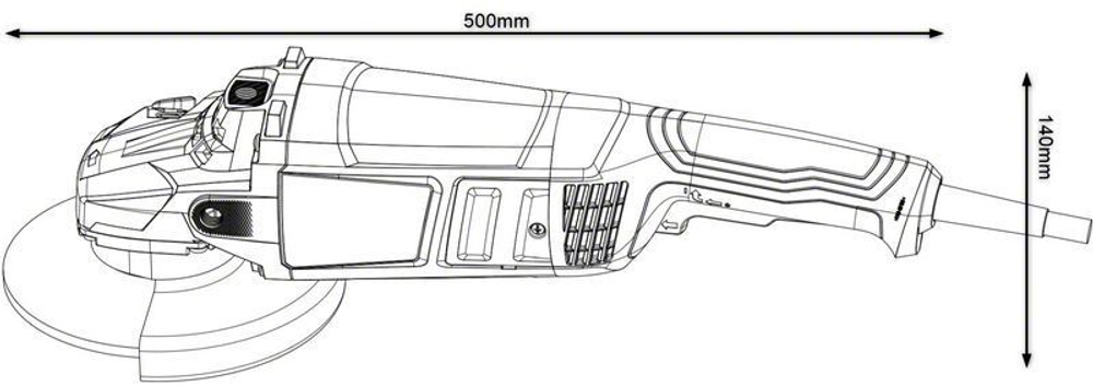 Угловая шлифмашина BOSCH GWS 2200 06018C10R0