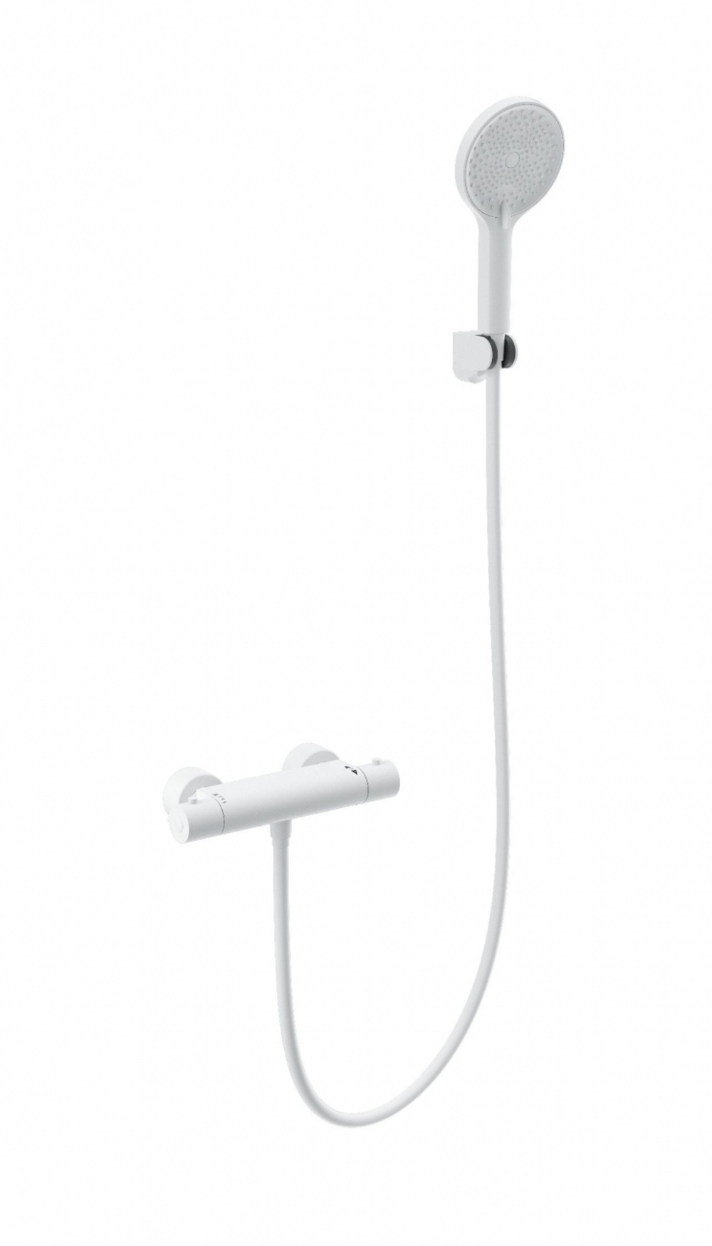 Смеситель для душа с термостатом WONZON & WOGHAND INN 3, Белый матовый (WW-B2003-A-MW)