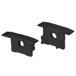 Заглушка SL-SLIM-H13M-F25 BLACK с отверстием (Arlight, Пластик) 037515