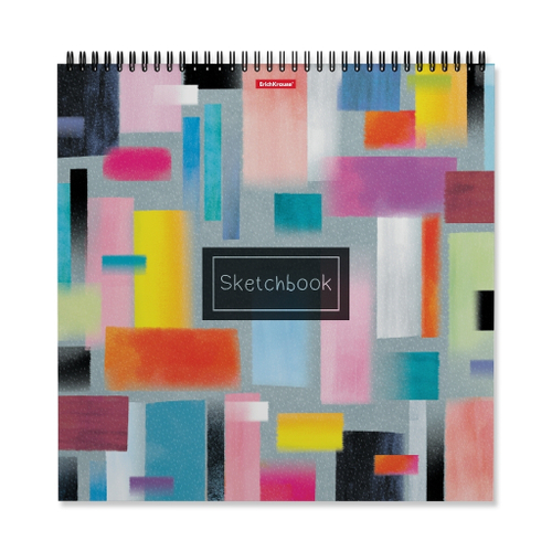 Скетчбук 297*297 40л/гребень "Абстракция"офсет 120г/м2 ERICH KRAUSE 48042 И