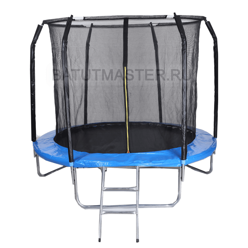 Батут для дома с сеткой 14 футов, внутренняя сетка и лестницей