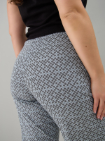 Брюки Б-18/ромбики-серочерные