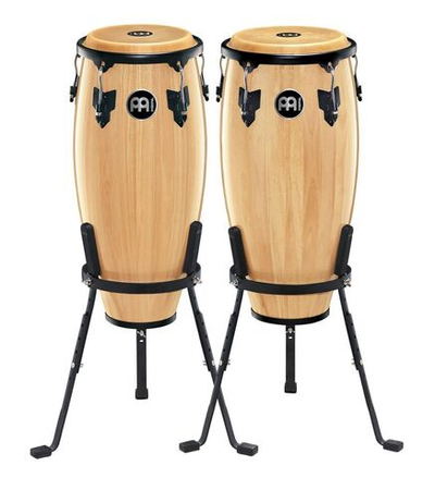 Headliner Conga Set Комплект Конго 10"&11" Со Стойками, Дуб, Цвет Natural (2 Коробки) Meinl Hc555Nt