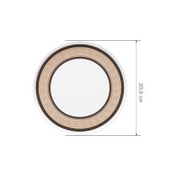 НАБОР ТАРЕЛОК ЗАКУСОЧНЫХ LEFARD "ELEGANCE" 2ШТ. 20,5СМ (КОР=12НАБ.)