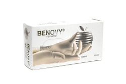 Перчатки виниловые L, неопудренные, BENOVY