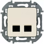 INSPIRIA Розетка 2хRJ45 6 UTP слоновая кость 673841