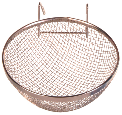 Гнездо для птиц Trixie "Canary Nest", круглое, серебристое, 12x12x5 см