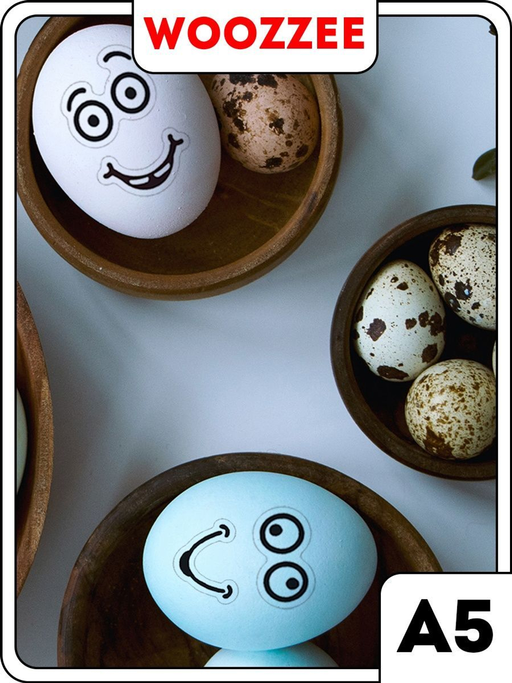 Наклейки-стикеры "На Пасху Смайлики"