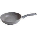 Сковорода 24*6см «Мраморная» (светлый мрамор) с ручкой смс241а