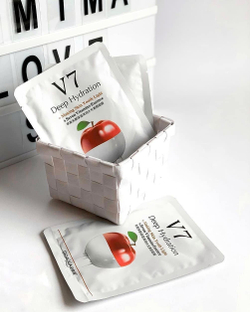 Тканевая маска с яблоком