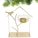 Подсвечник «ШАРМ - Лесное волшебство» 16*9,35*19,5 см, золото