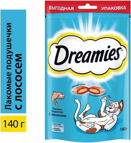 Dreamies 140г.*12 с Лососем